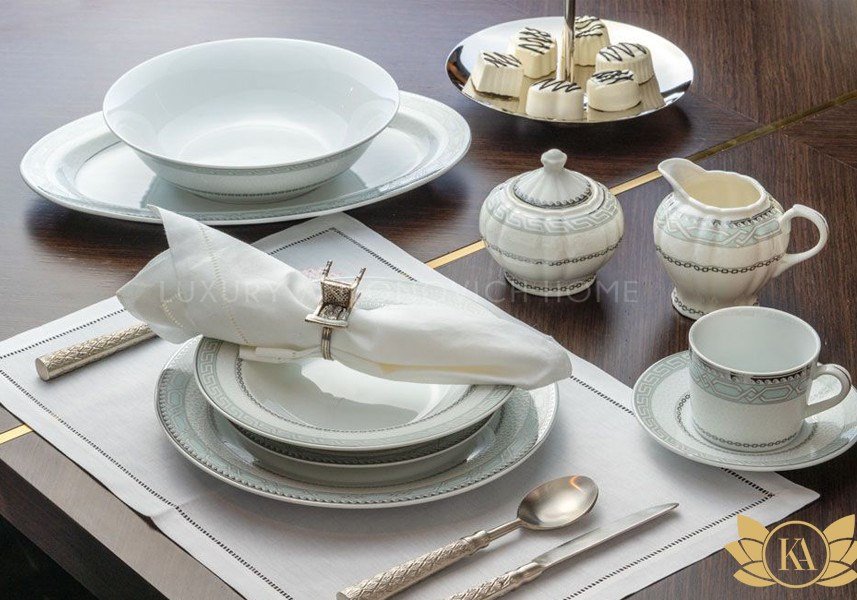 Luxurious Table Setting by KA Furniture Dubai - Antonovich Home Showroom