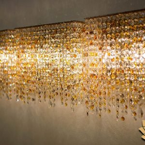 Crystal wall lamp