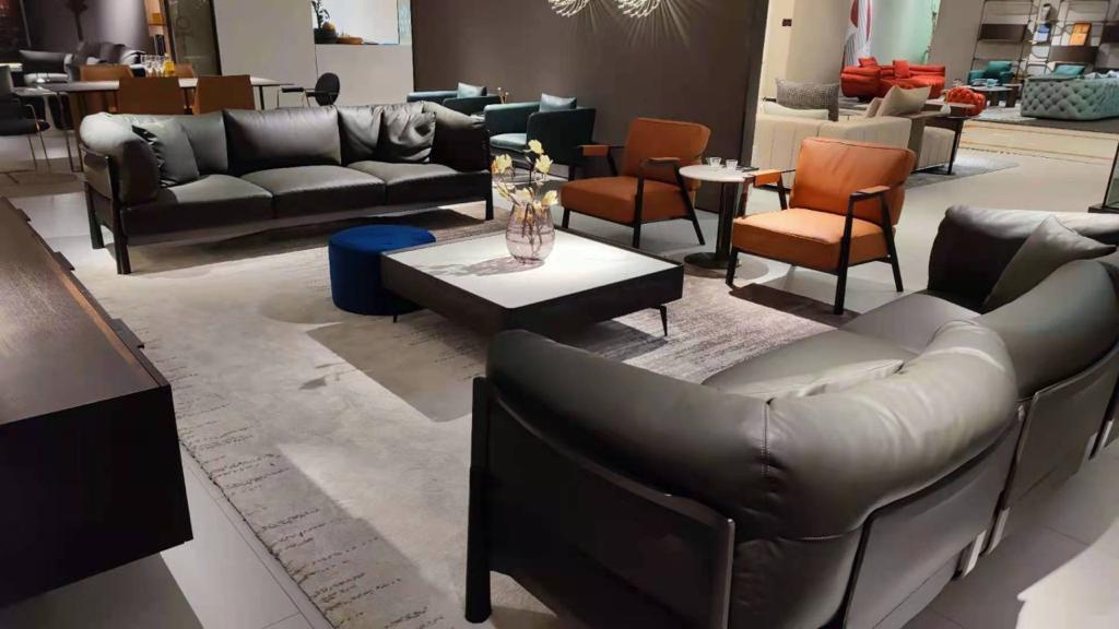 Luxury Dark Sofa Set