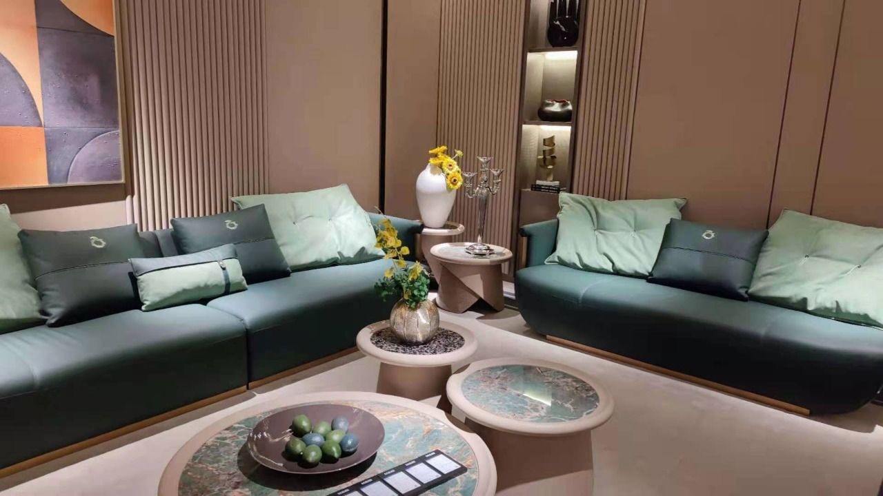 Green Luxury Sofa Set