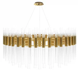 Gold Candle Luxury Chandelier