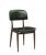 Hug Leather Wood Restaurant Chair