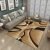 Mottled Curved Lines Carpet In Brown