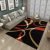 Mottled Curved Lines Carpet In Black