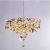 Decorated Golden Leaf Chandelier