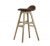 Iconic Solid Wood Upholstered Bar Stool