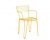 Minimalist Yellow Rod Restaurant Chair