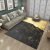 Black And Gold Limit Textured Carpet