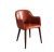 Leather Lounge Brown Restaurant Chair