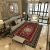 Bohemian Charcoal Red Oriental Medallion Carpet