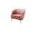 Rose Gold Single Armchair