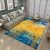 Blue And Gold Glitter Spill Carpet