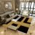 Black And Gold Blocks Carpet