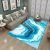 Blue Ripple Marble Carpet